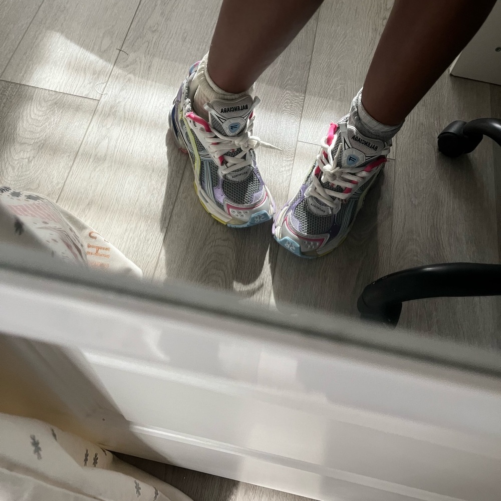 Balenciaga Multicolor Mesh Sneakers - Picture 2 of 2